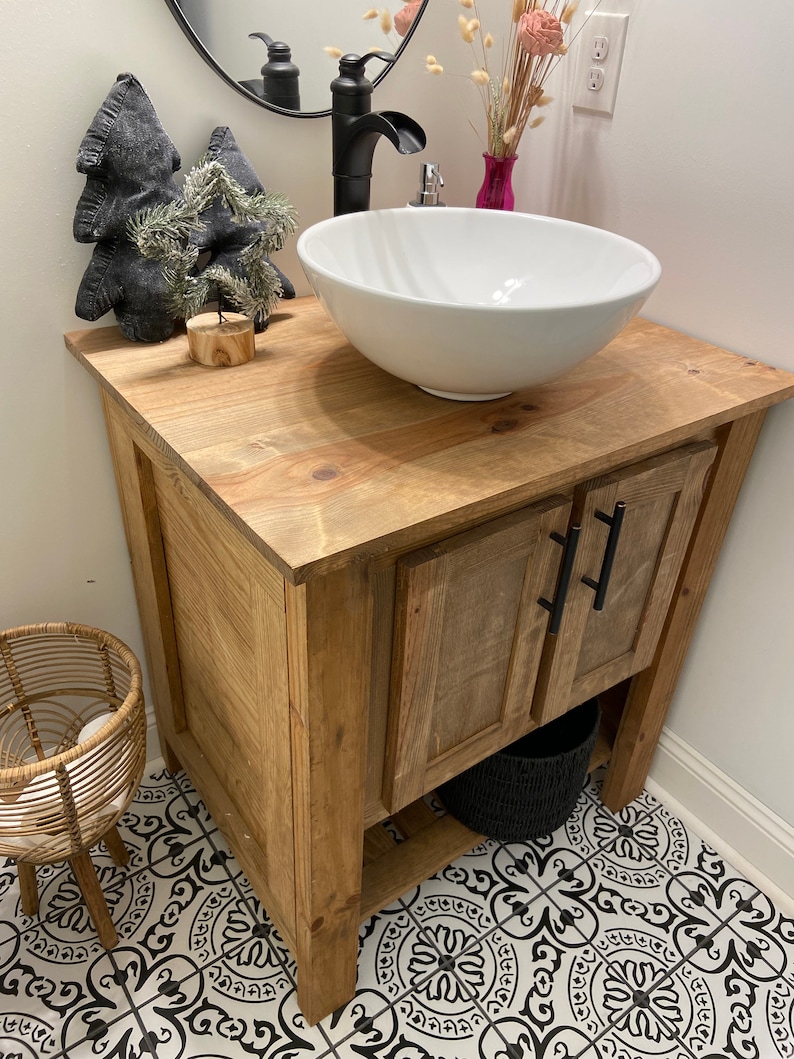 Bathroom Vanity Modern Farmhouse Style 30 Etsy