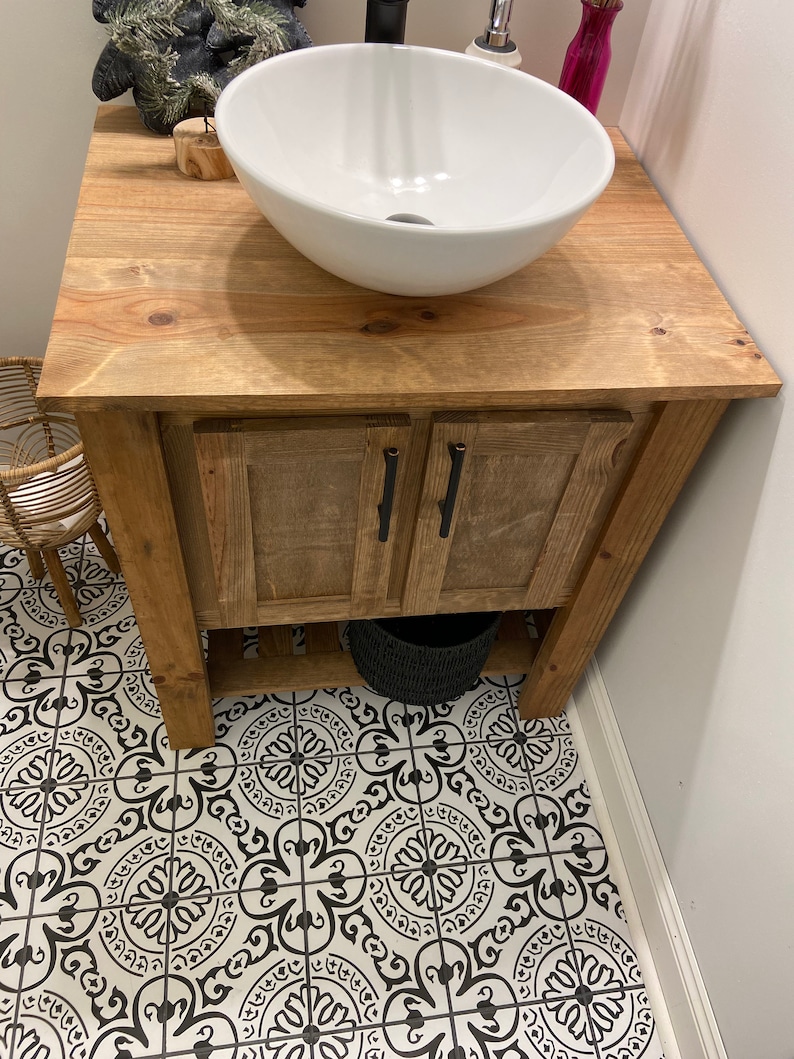 Bathroom Vanity Modern Farmhouse Style 30 image 2