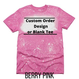 custom bleached shirts
