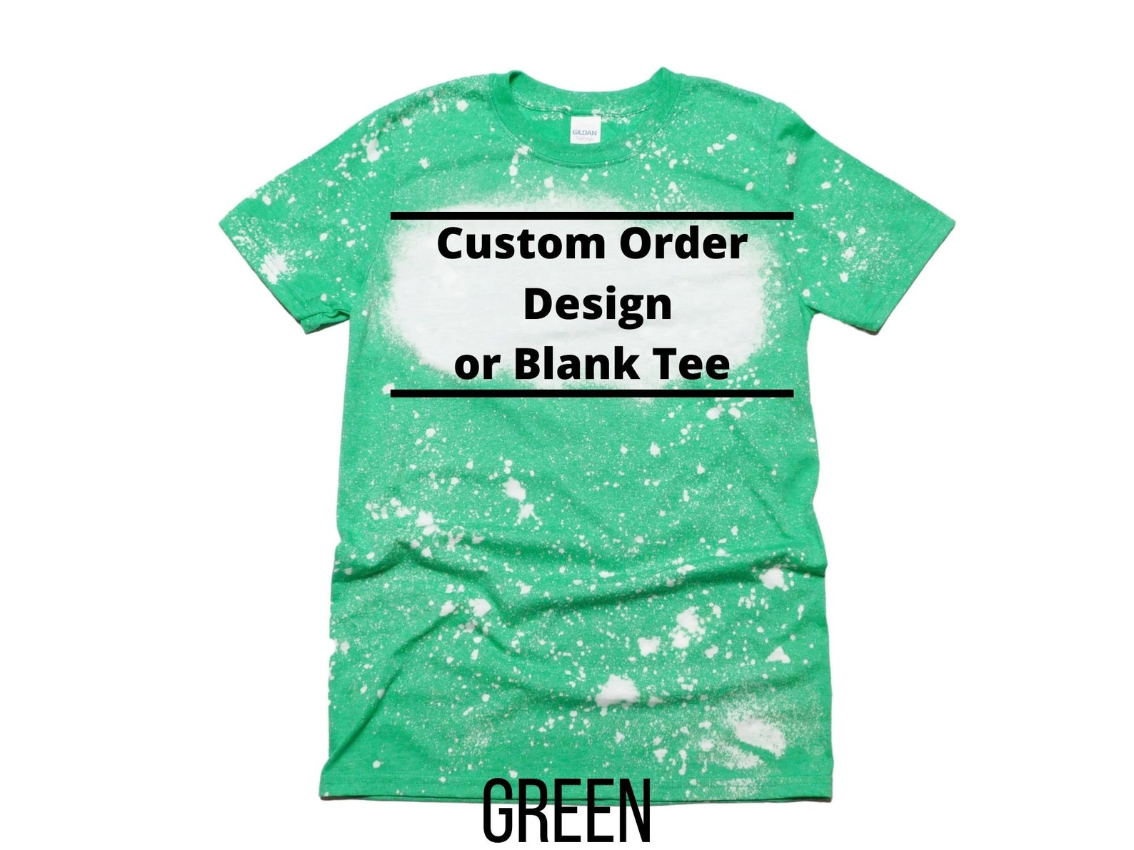 custom bleached shirts