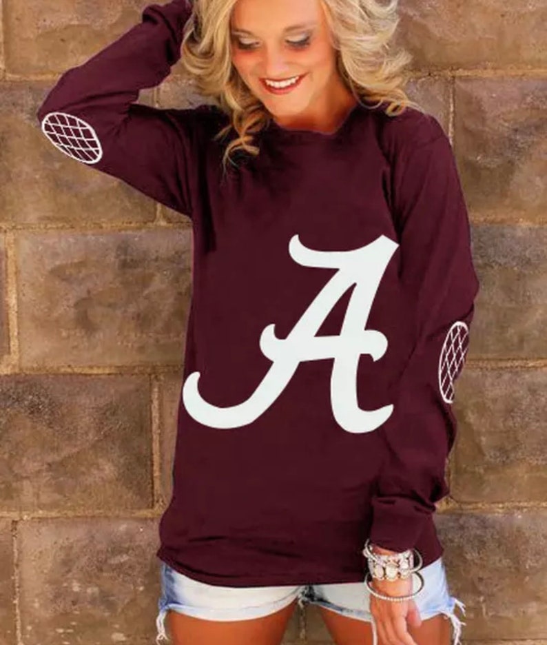 Alabama Shirt Alabama Shirts For Women Alabama A Logo Etsy