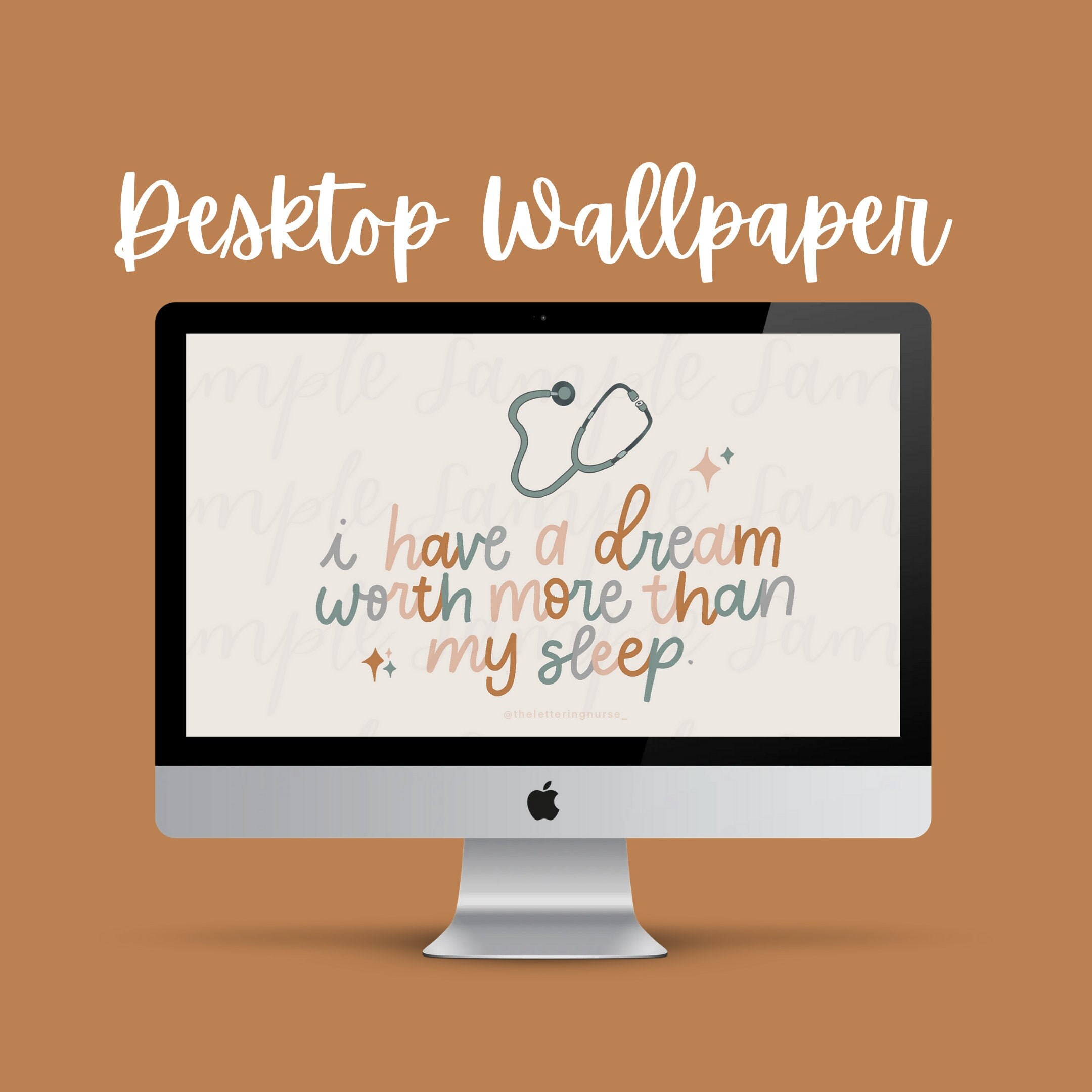 Medical Aesthetic Computer Wallpaper Nursing Aesthetic | Etsy