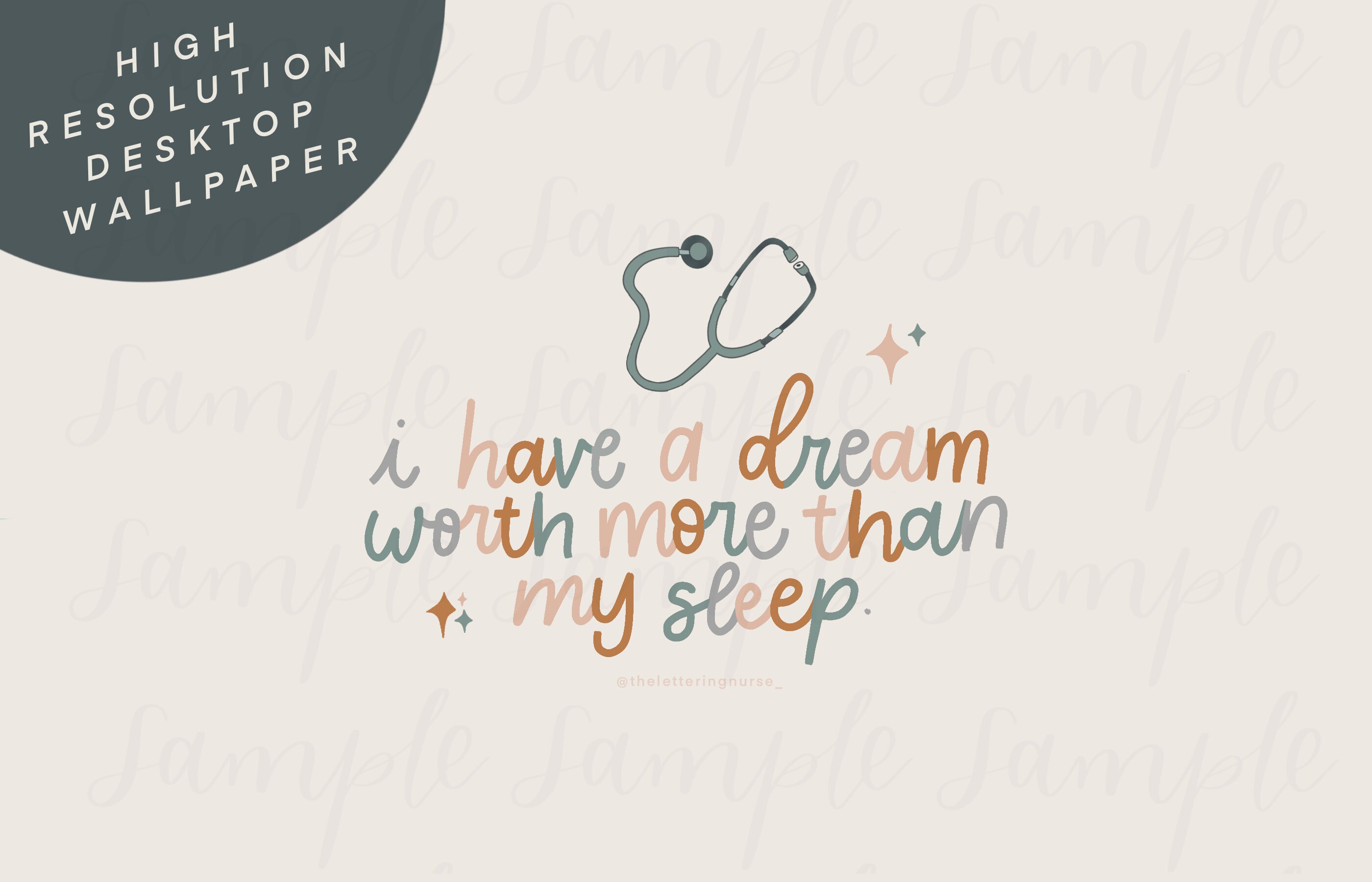 Medical Aesthetic Computer Wallpaper Nursing Aesthetic | Etsy