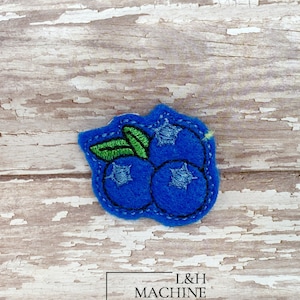 Blueberries Feltie UNCUT