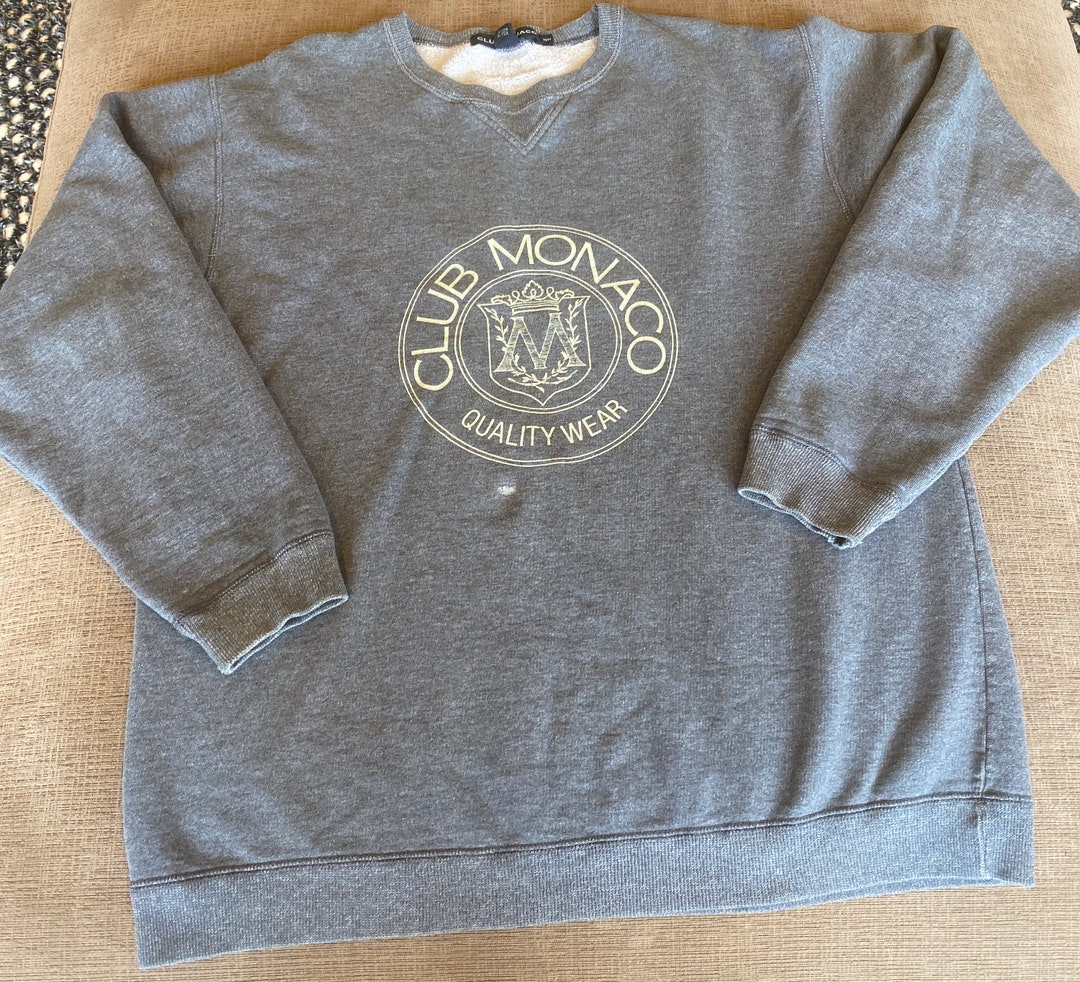 Club Monaco Sweatshirt medium Etsy Ireland