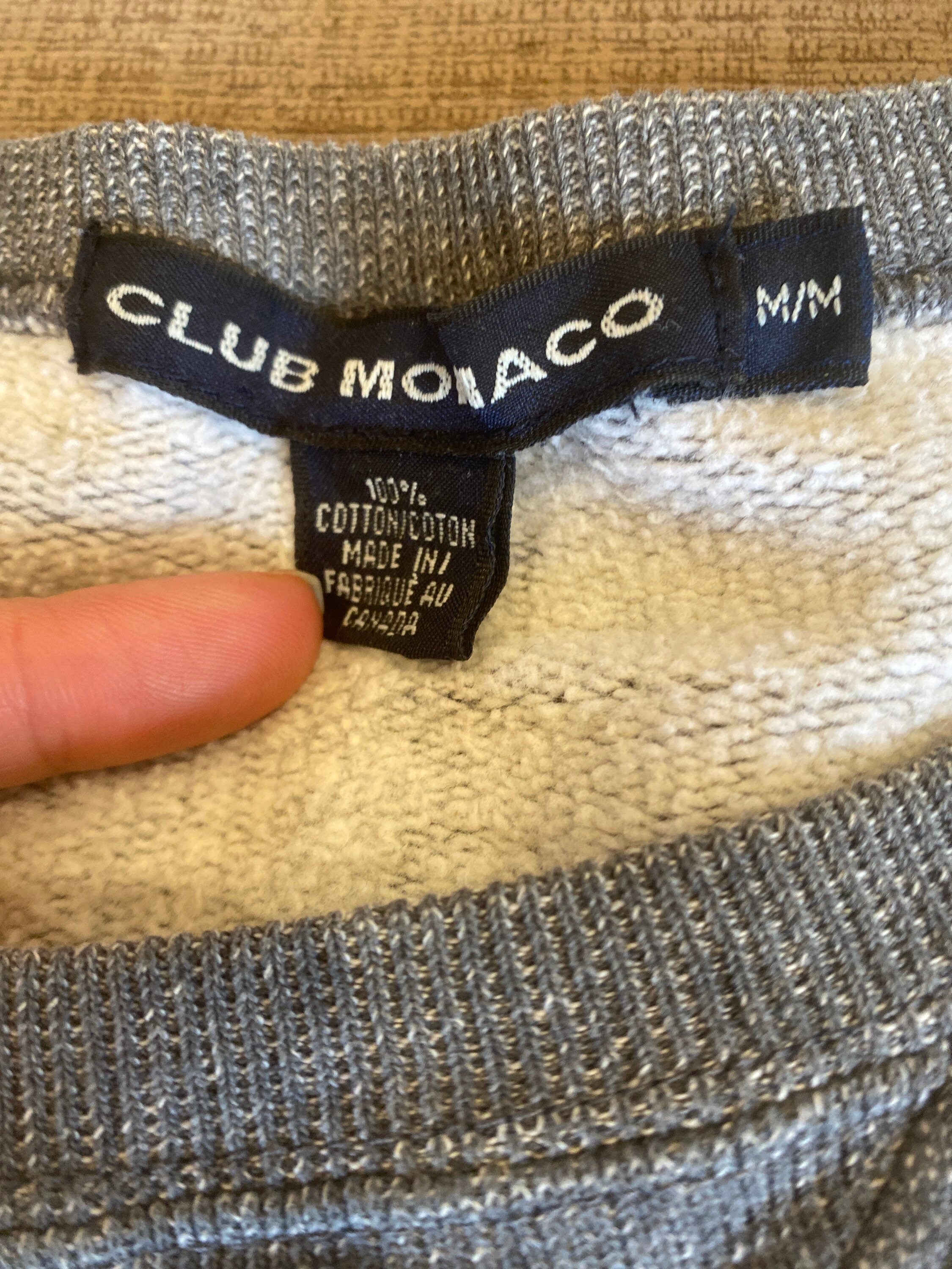 Club Monaco Sweatshirt (medium) - Etsy Club Monaco Sweatshirt (medium) - Etsy