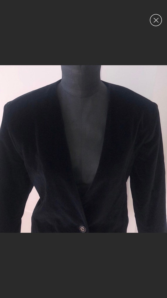 Velvet blazer