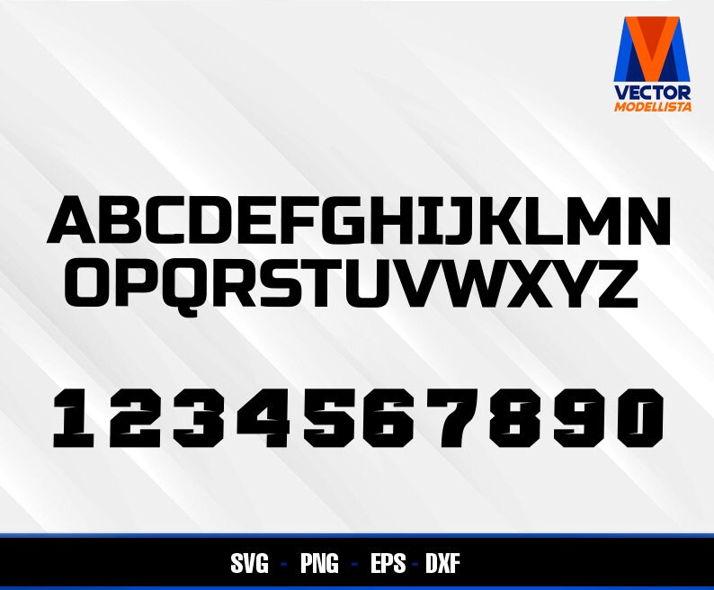 Race Car Number Plate Racing Numbers and Alphabet SVG EPS - Etsy