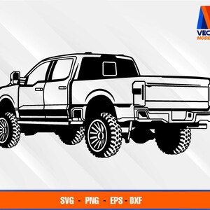 F350 2023 Pickup - Car vector - Car Digital - Car svg - F150 – Svg Eps Png - Cutting files