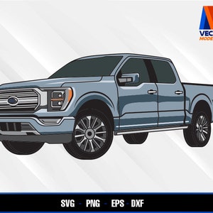 F150 2023 Pickup - Car vector - Car Digital - Car svg - F150 – Svg Eps Png - Cutting files