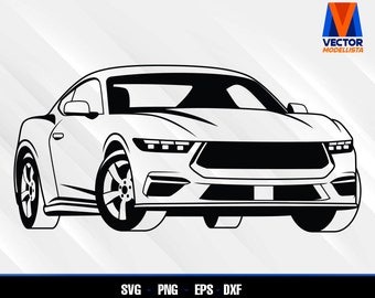 2024 mustang dark horse - Car vector - Car Digital - Car svg – Svg Eps Png - Cutting files