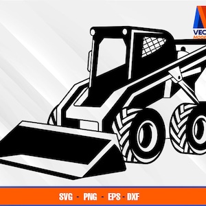 Kompakter Lader EPS - SVG - PNG - Dxf Vektorkunst