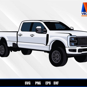 F350 2023 Pickup - Car vector - Car Digital - Car svg - F150 raptor – Svg Eps Png - Cutting files