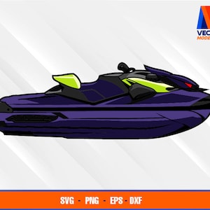 Doo Rxp X 300 Jet Ski EPS - SVG - PNG - Dxf  Vector Art - Cricut - Silhouette Cameo
