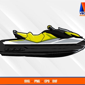 Doo Gti 170 se Jet Ski EPS - SVG - PNG - Dxf  Vector Art - Cricut - Silhouette Cameo