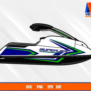 Y Super Jet 2T Jet Ski EPS - SVG - PNG - Dxf  Vector Art - Cricut - Silhouette Cameo