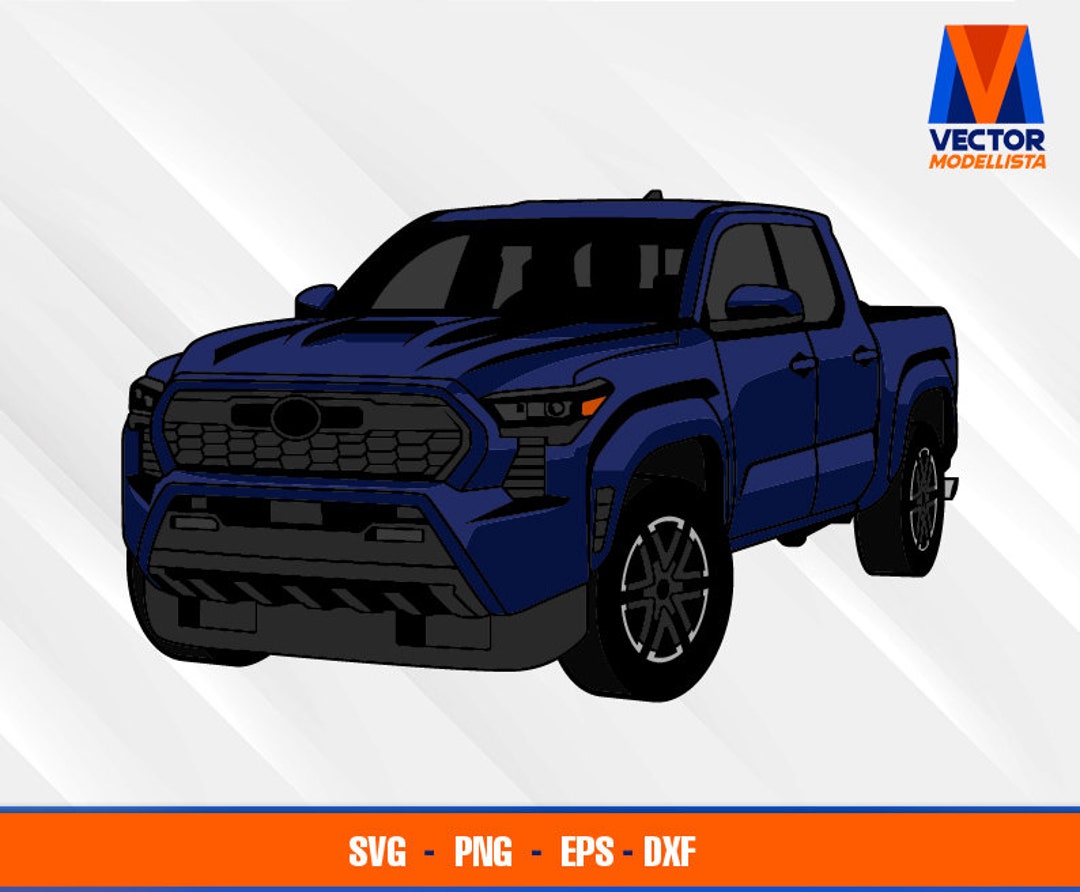 Vector Trd Racing 2024 TRD Sport Pickup - Car Vector - Car Digital - Car Svg - Tacoma Trd ...