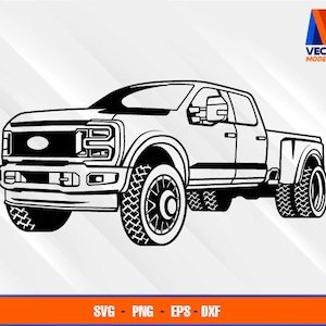 F450 2023 Pickup - Car vector - Car Digital - Car svg - F150 – Svg Eps Png - Cutting files