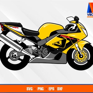 May include: A yellow and black motorcycle with a red and white logo on the side. The motorcycle has a silver exhaust pipe and a black seat.