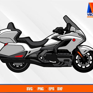 GLX1800 Gold Wing Motorrad SVG - EPS - PNG - Dxf - Maschine Embroidery Design, Embroidery Files, Embroidery Designs