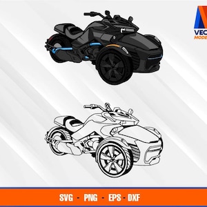 2023 Spyder F3-S Special Series Three Wheeler Motorcycle EPS - SVG - PNG - Dxf  Vector Art - Cricut - Silhouette Cameo