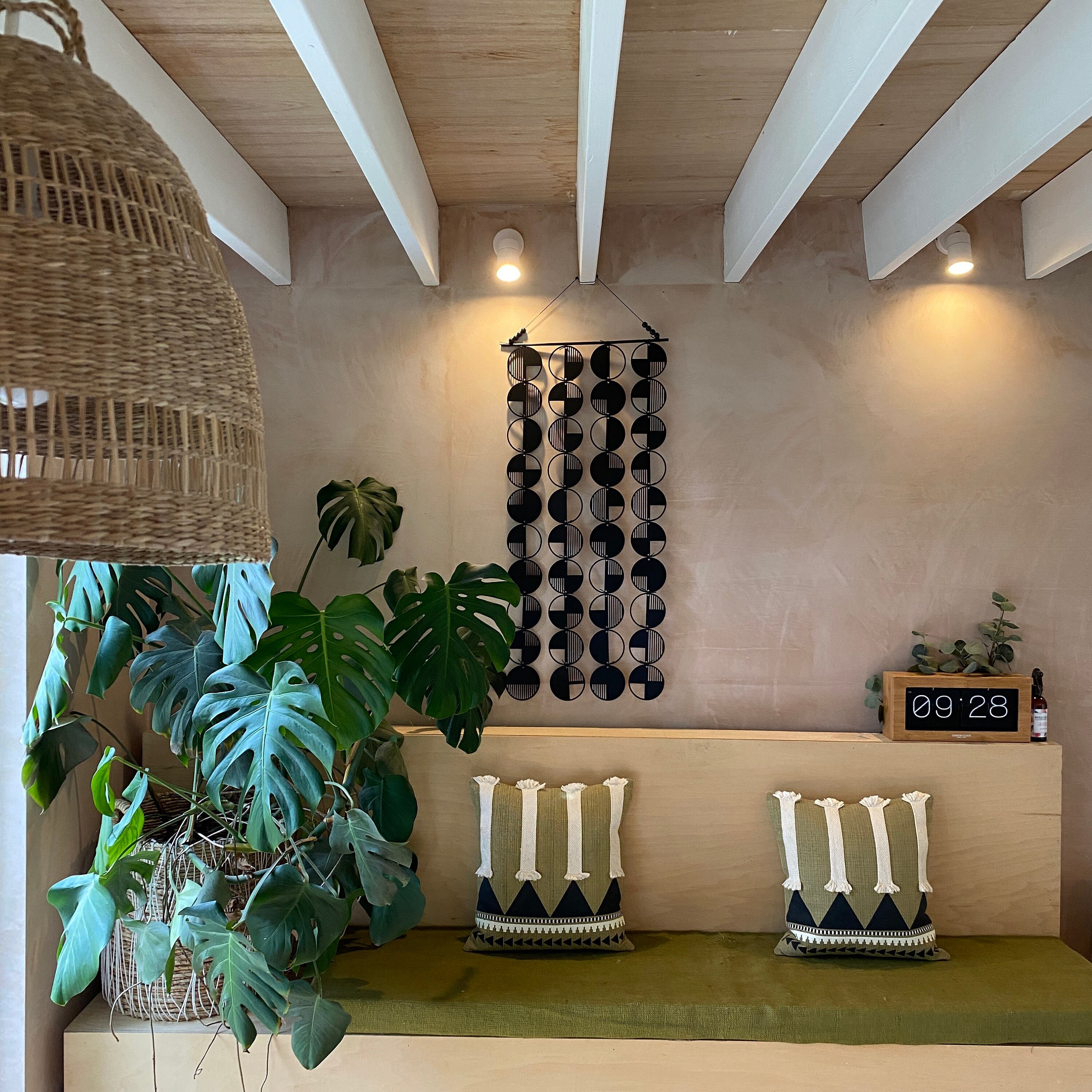 Black Modern Wall Hanging Large Wall Art Monochrome Art Etsy