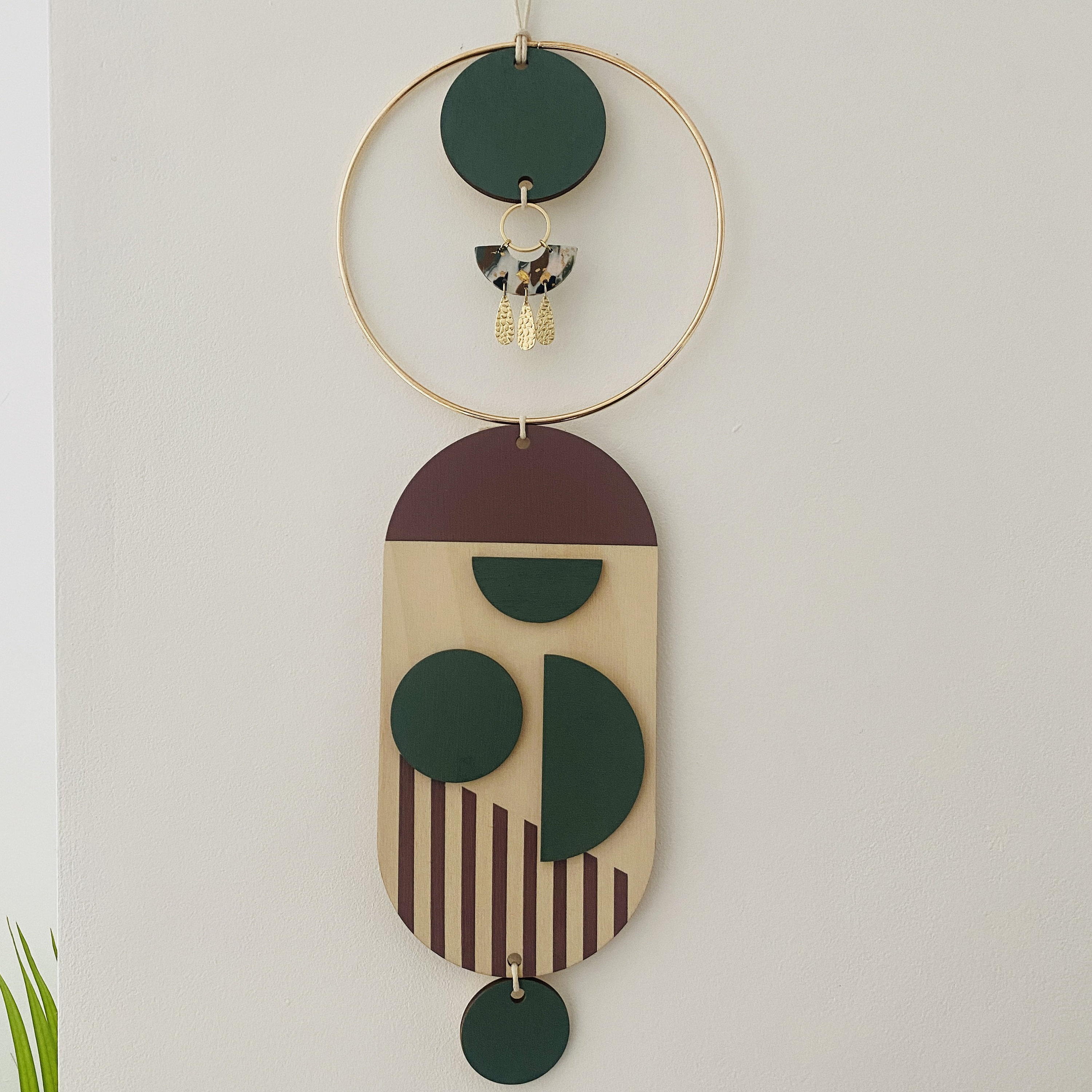 Small Wall Hanging Modern Wall Art Contemporary Home Decor - Etsy