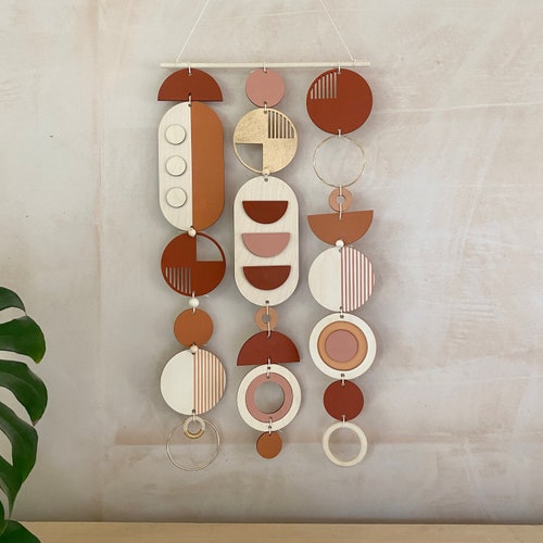 Image showcasing Modern Wall Art Geometric Artwork Minimal Home Decor New - Etsy