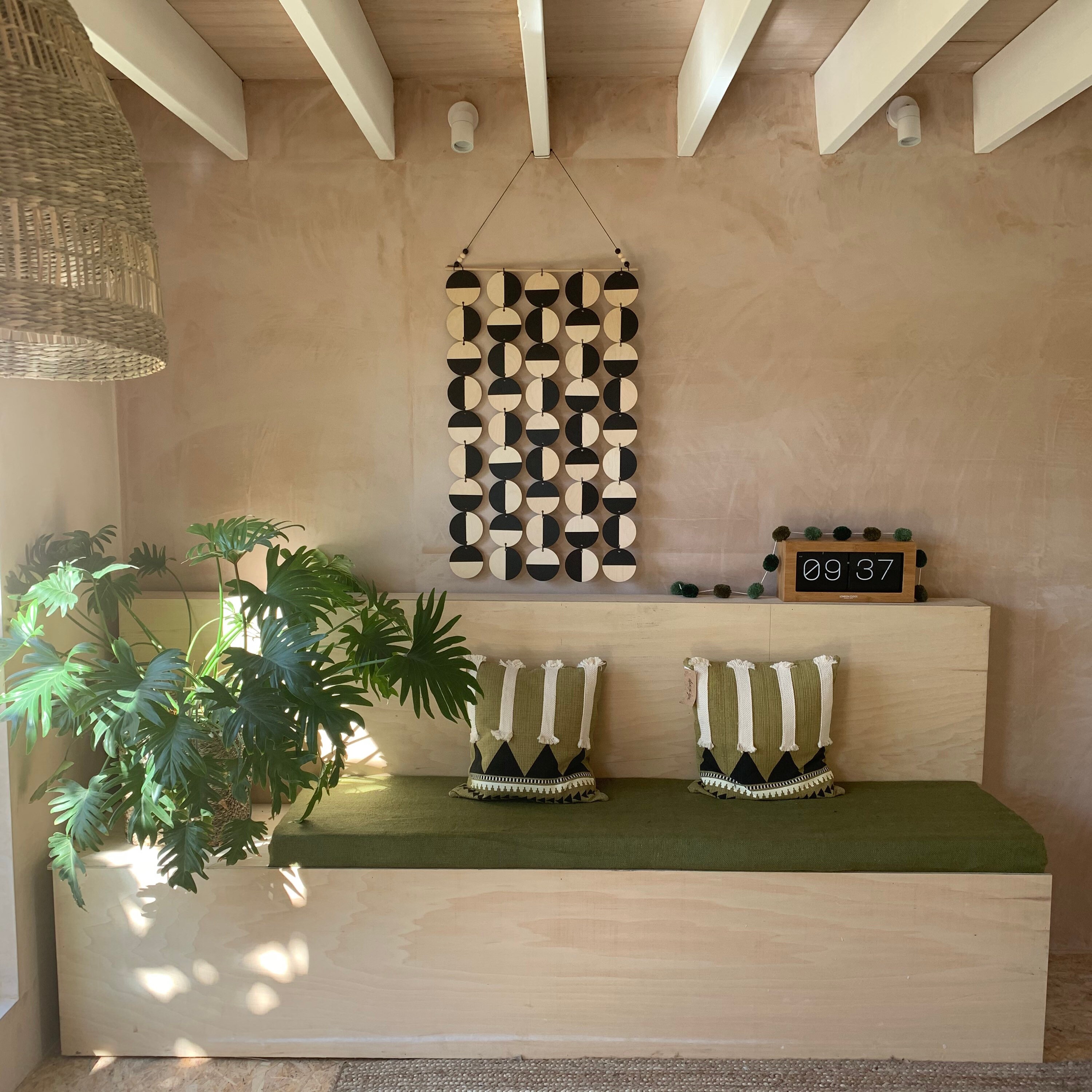 Black Wall Art - Black Decoration - Black Geometric Art - Scandi Wall