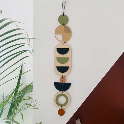 View of Modern Wall Art Geometric Artwork Minimal Home Decor New - Etsy