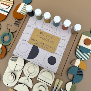 Kit para crear tus propios tapices - Crea tu propio regalo artístico - Tapices de pared DIY - Regalos artísticos de mediados de siglo - Regalos creativos - Caja de decoración para el hogar DIY