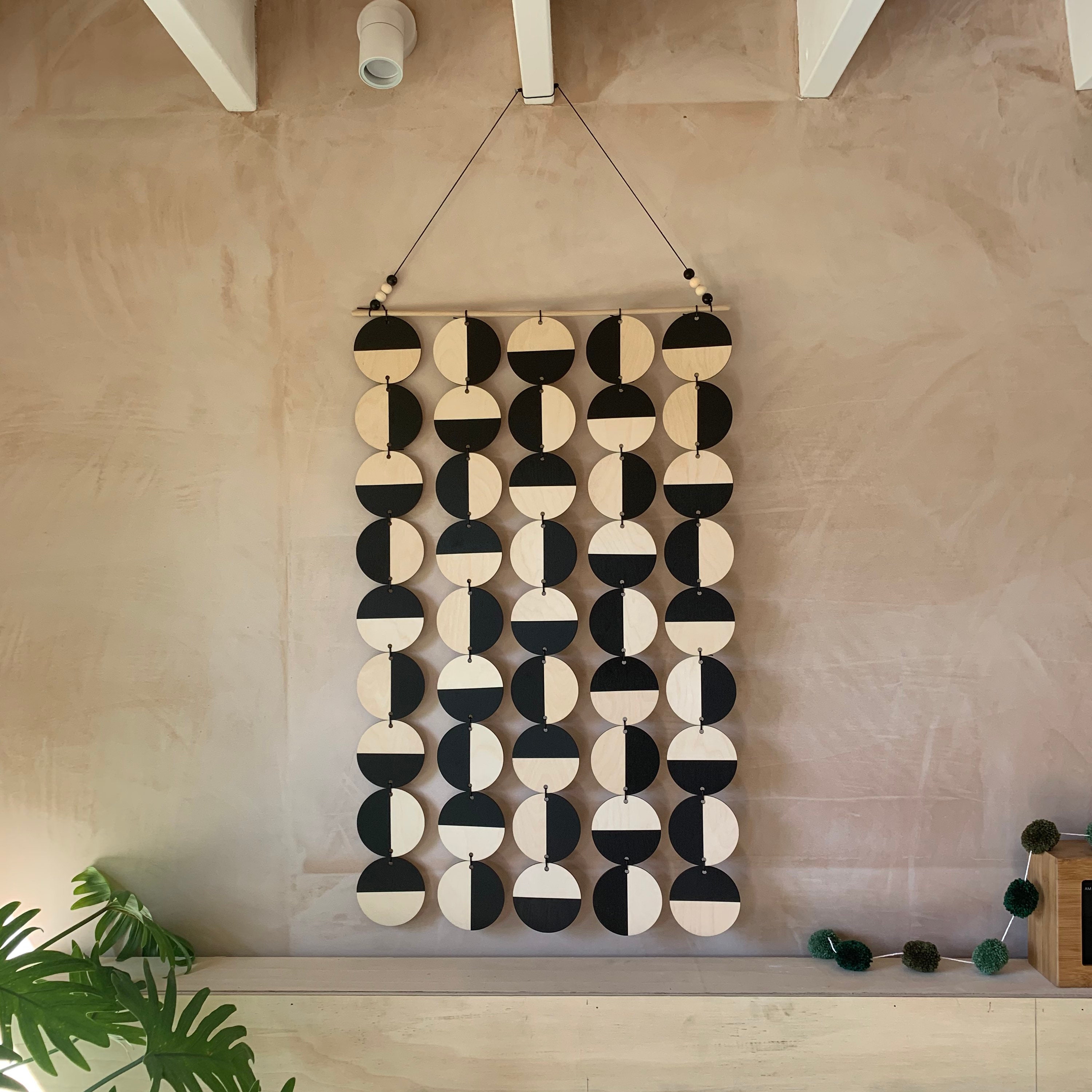 Black Wall Art Black Decoration Black Geometric Art Etsy UK