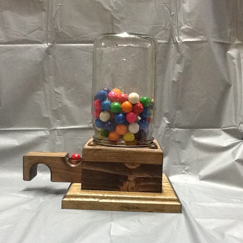 Wooden Gumball Machine Square Image 0