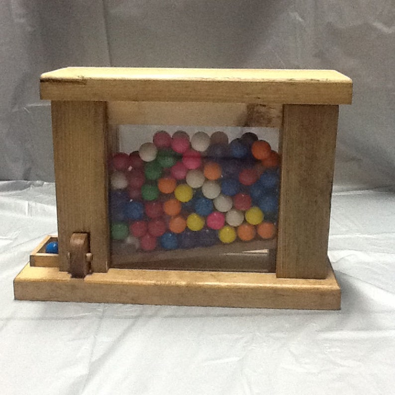 Wooden Gumball Machine 50