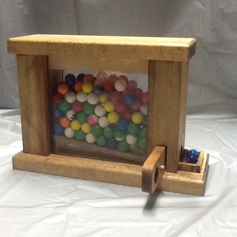 Wooden Gumball Machine Image 0