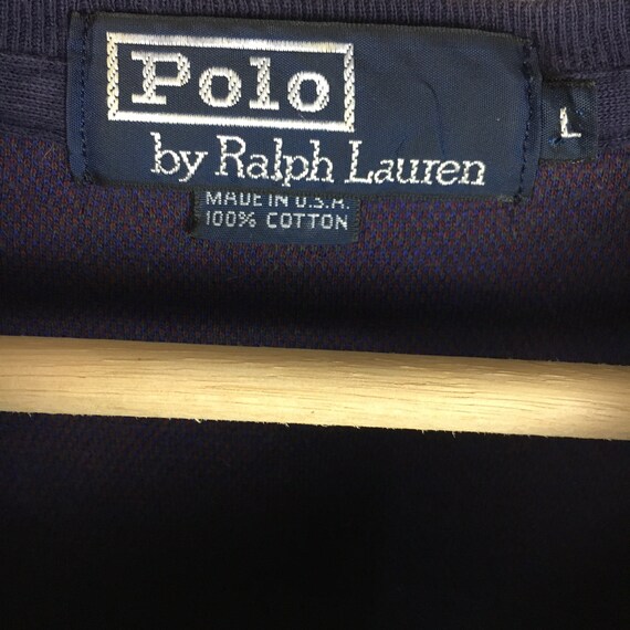 Vintage 90s Polo By Ralph Lauren sweatshirt pullo… - image 4