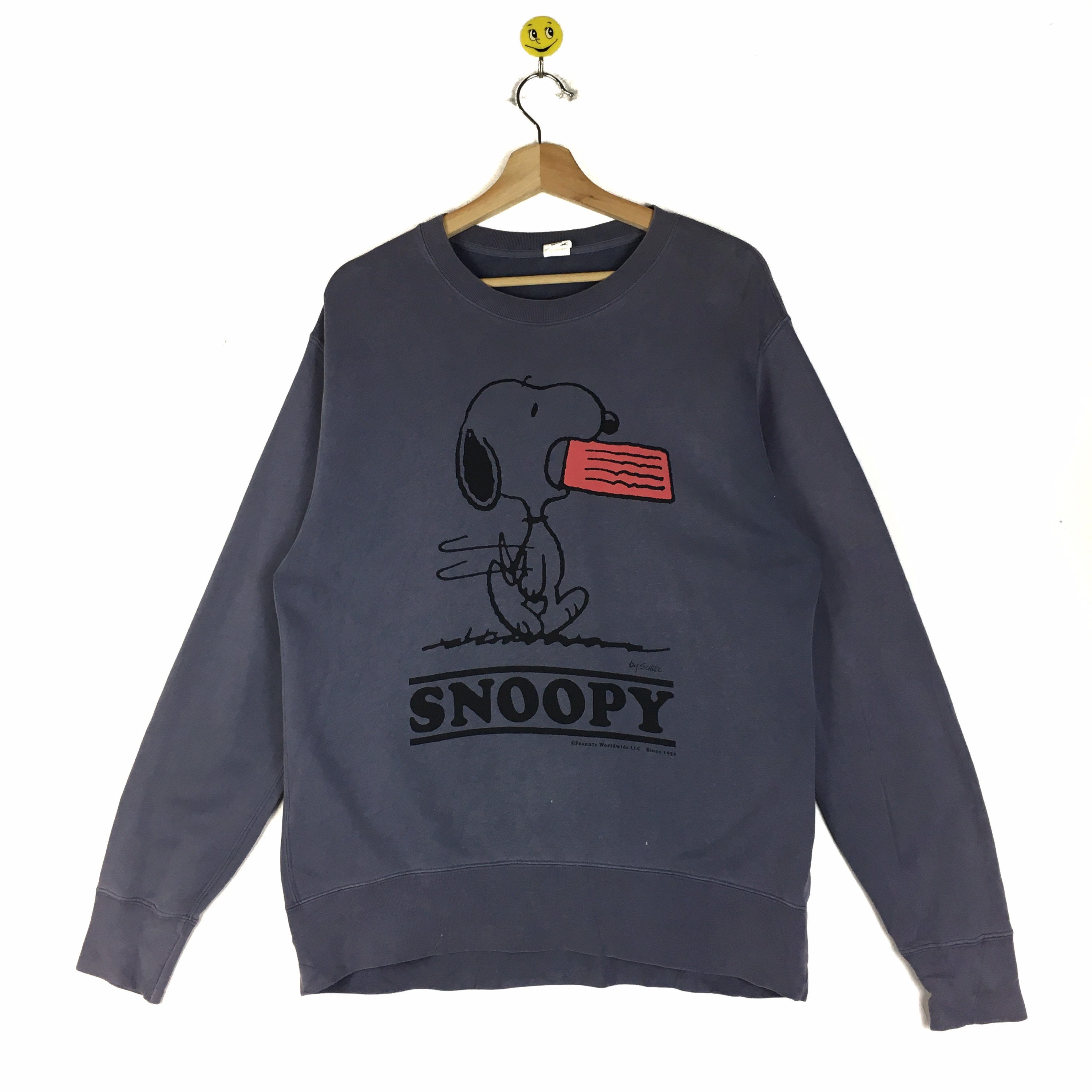 Rare Vintage 90s Snoopy sweatshirt Peanuts Sweatshirt Big | Etsy