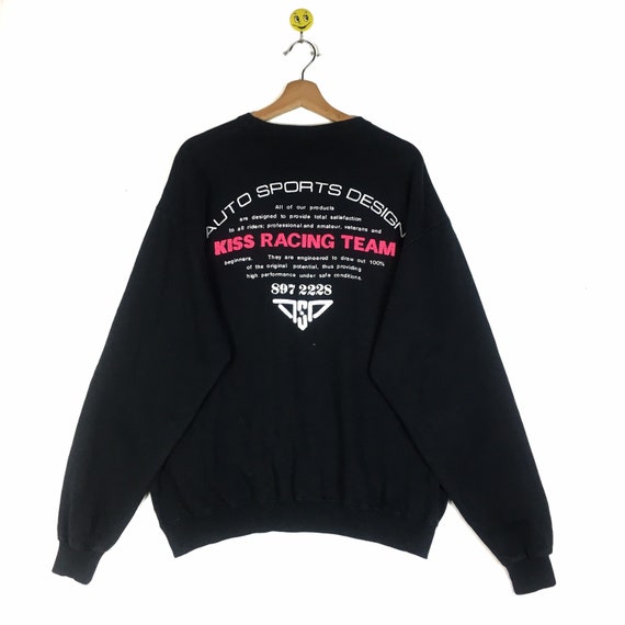 Rare!! Kiss Racing Team sweatshirt Kis Racing Team