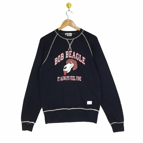 Rare!! Bob Beagle sweatshirt Bob Beagle pullover B