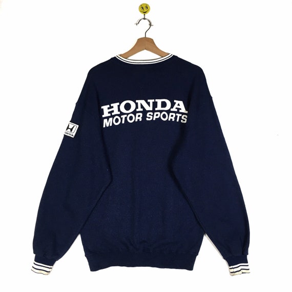 Rare!! Honda Motorsports sweatshirt Honda Motorspo