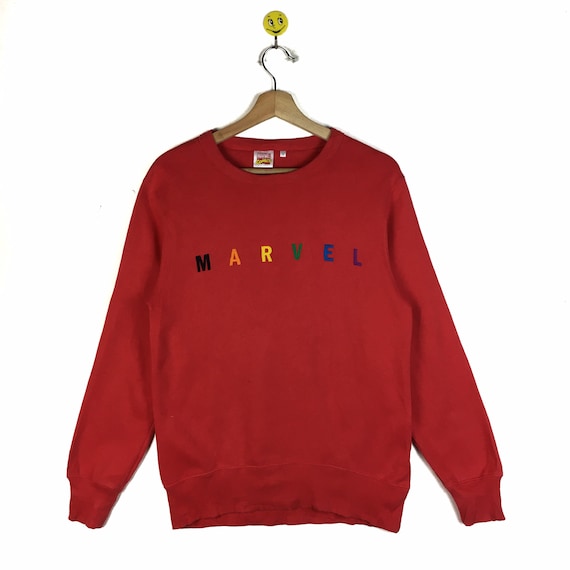 Rare!! Marvel sweatshirt Comics Avengers Comics sw