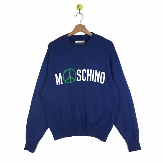 Rare!! Moschino sweatshirt Moschino pullover Mosc… - image 1