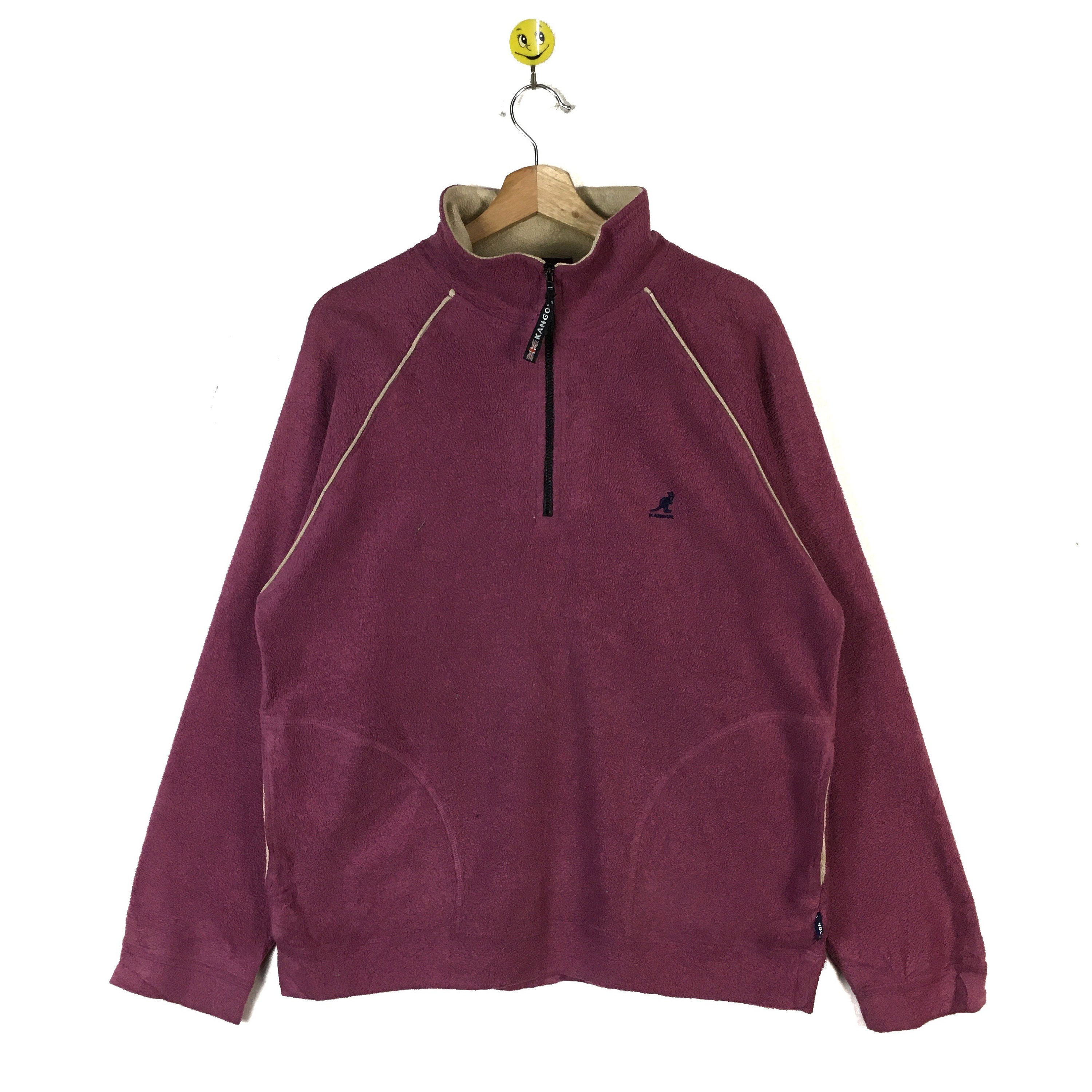 Rare Kangol Sport Fleece Jacket Sweatshirt Kangol Sport Etsy UK