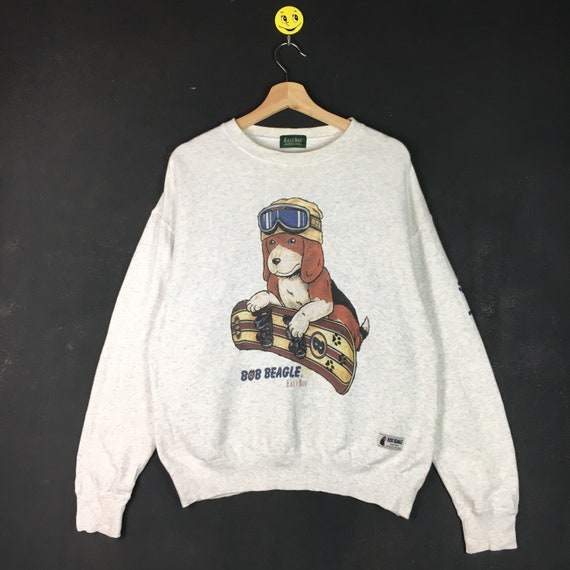 Rare!! Bob Beagle sweatshirt Bob Beagle pullover B
