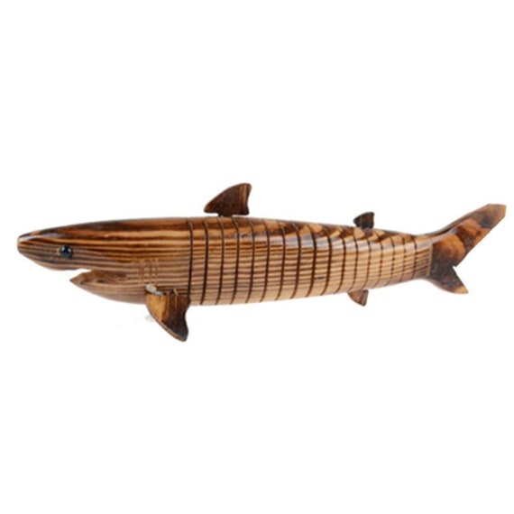 wooden shark toy