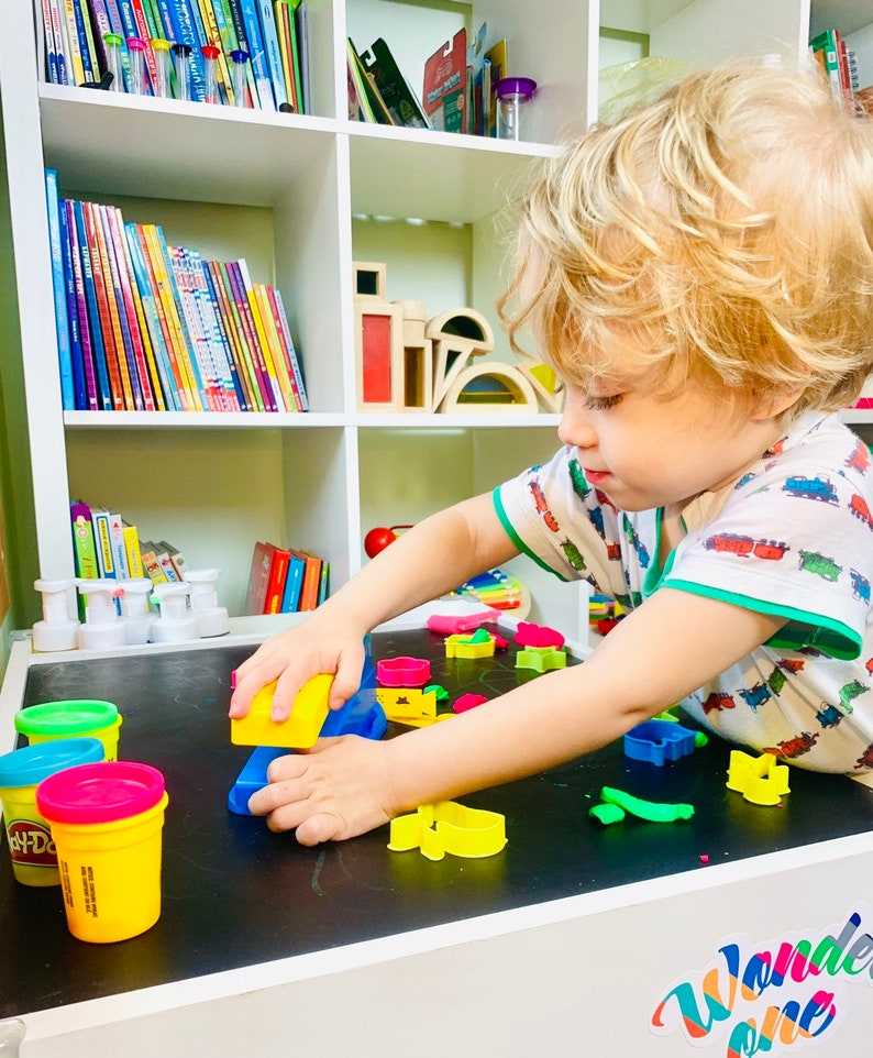 Light and Sensory art activity table box for kids Full set