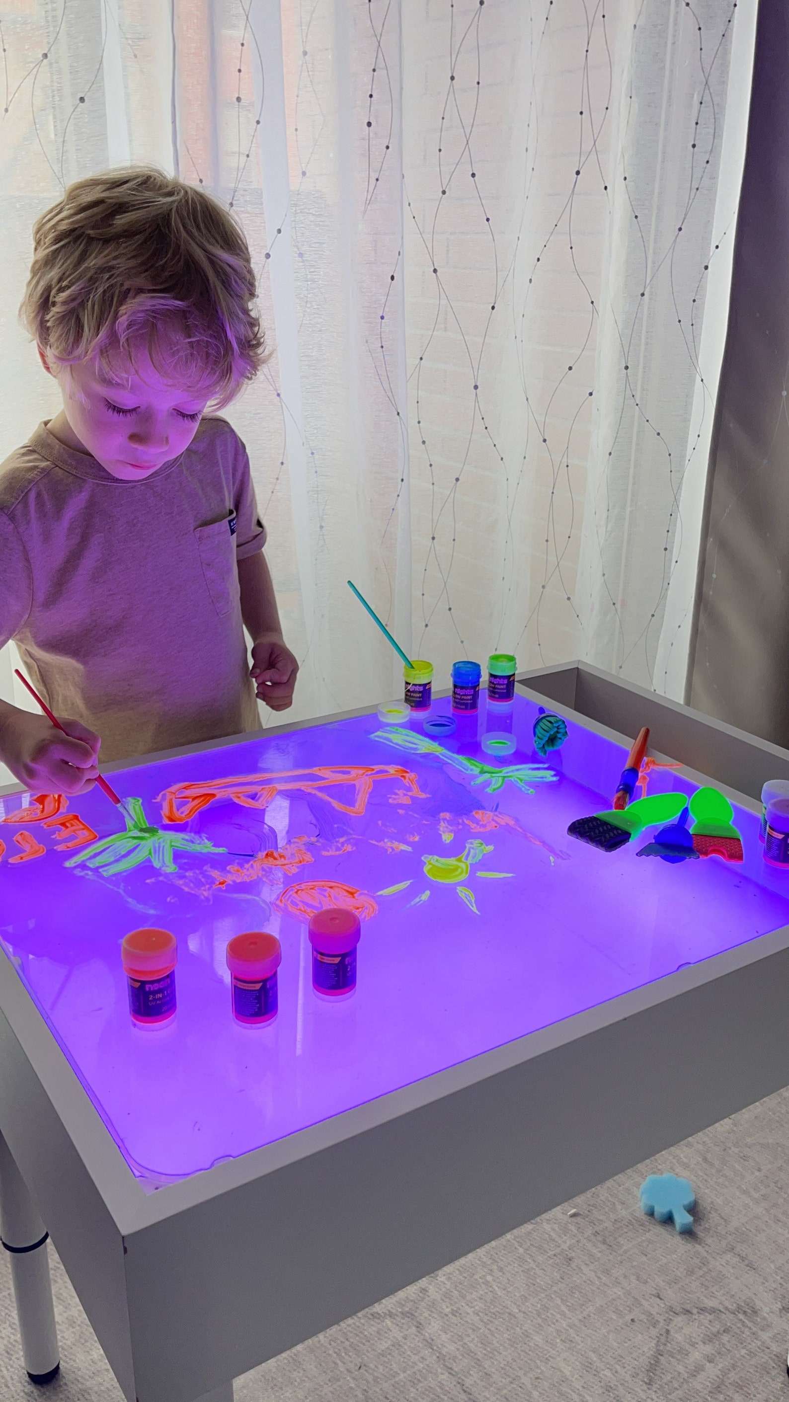 sensory light up table sensory light up table