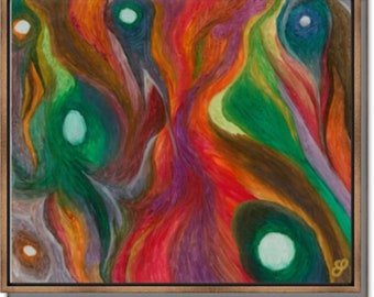 Blue - A high quality giclee reproduction of an original oil painting.
