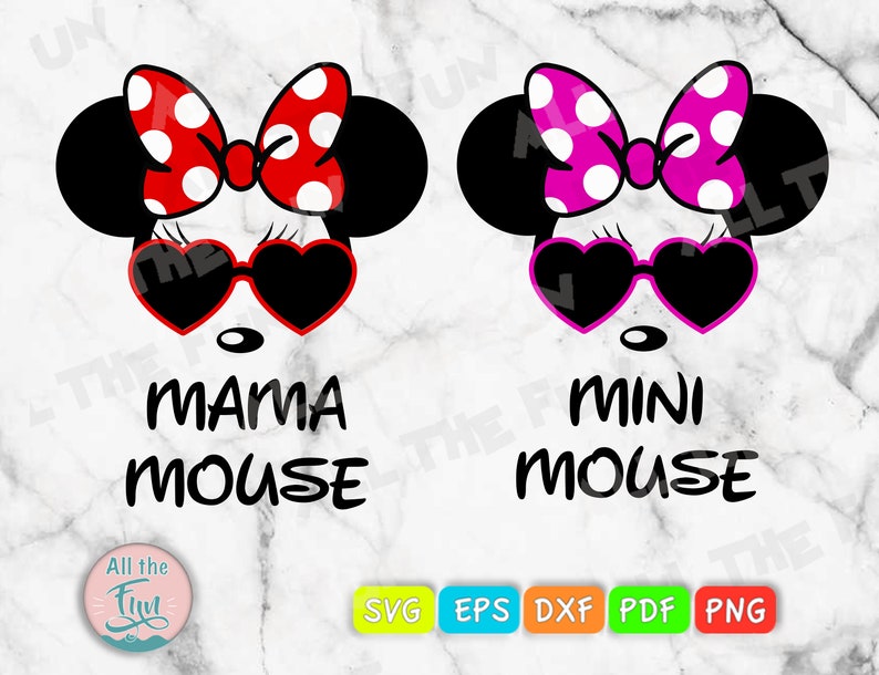Download Mother And Daughter Minnie Disney Svg Mama Mouse Shirt | Etsy