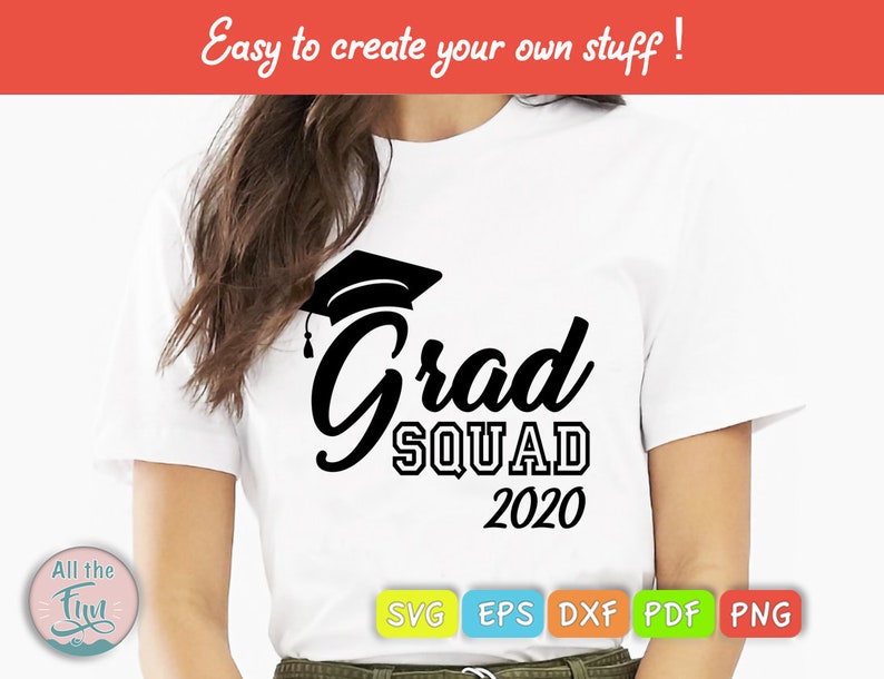 Download Grad Squad 2020 Svg Grad's Family Shirt Graduation | Etsy